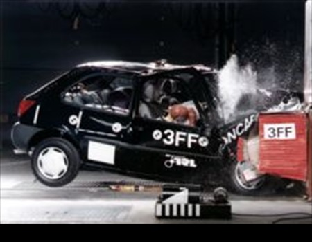 Краш тест Ford Fiesta (1997)